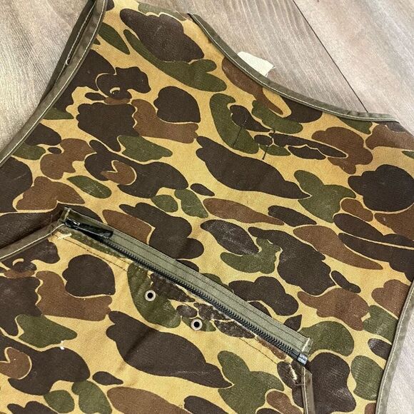 Vintage Carhartt Duck Camo Vest Mens Large - Picture 7 of 7